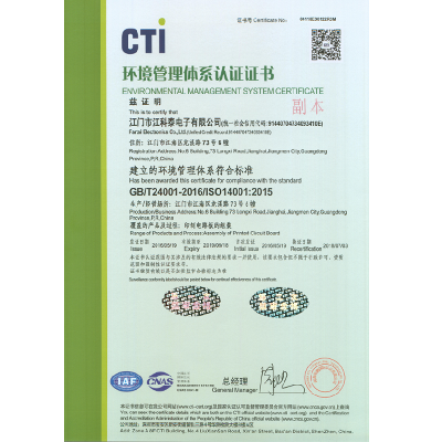 ISO14001: 2015